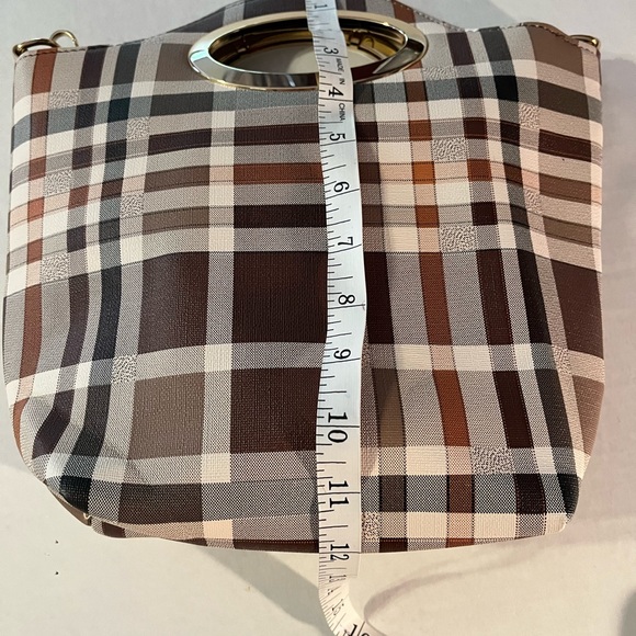 Tote purse, with handles and removable/adjustable shoulder strap. - Picture 7 of 9